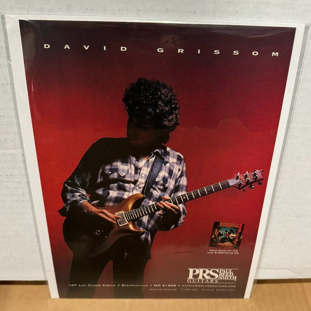 David Grissom - PRS Guitars - 1997 Print Advertisement